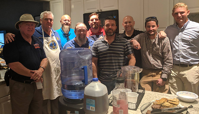Masonic Lodge No.400 provided dinner for the families