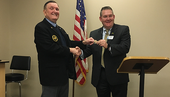 W. Larry Dandridge recently spoke at the Fort Mill, SC Rotary.