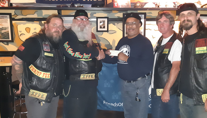 NAM Knights Motorcycle Club's fundraiser