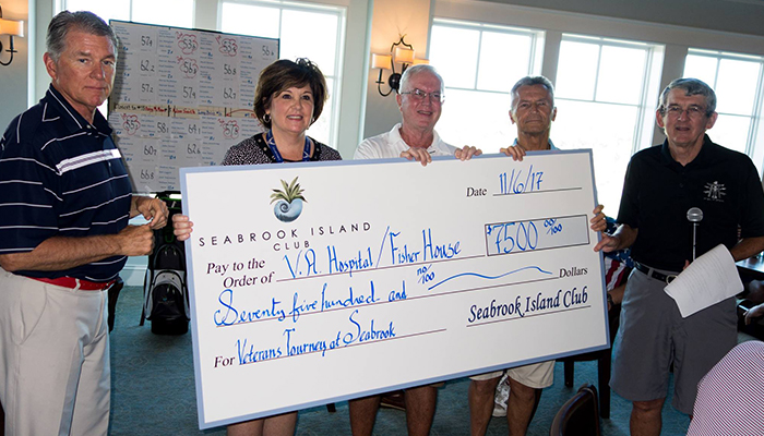 Seabrook Island Club donates $7,500 during Golf Tournamente