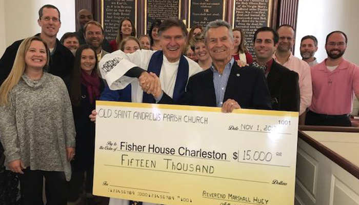 Old St. Andrews Parish Church donates $15,000