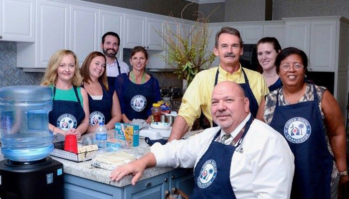 VA Medical Center cooks meal at the Fisher House