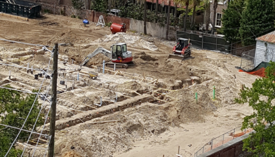 Foundation poured for Charleston's Fisher House